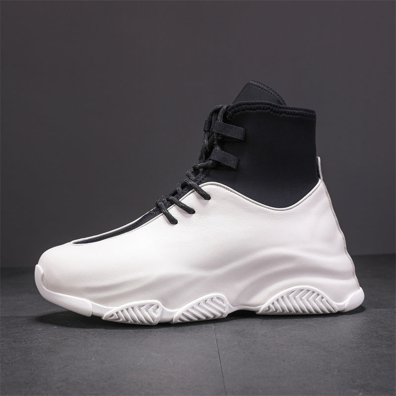 Men's Height Increasing Insole Trendy Bottom Winter Boots