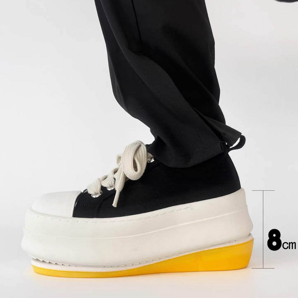 Men's Thick Bottom Height Increasing Autumn Board Men's Canvas Shoes