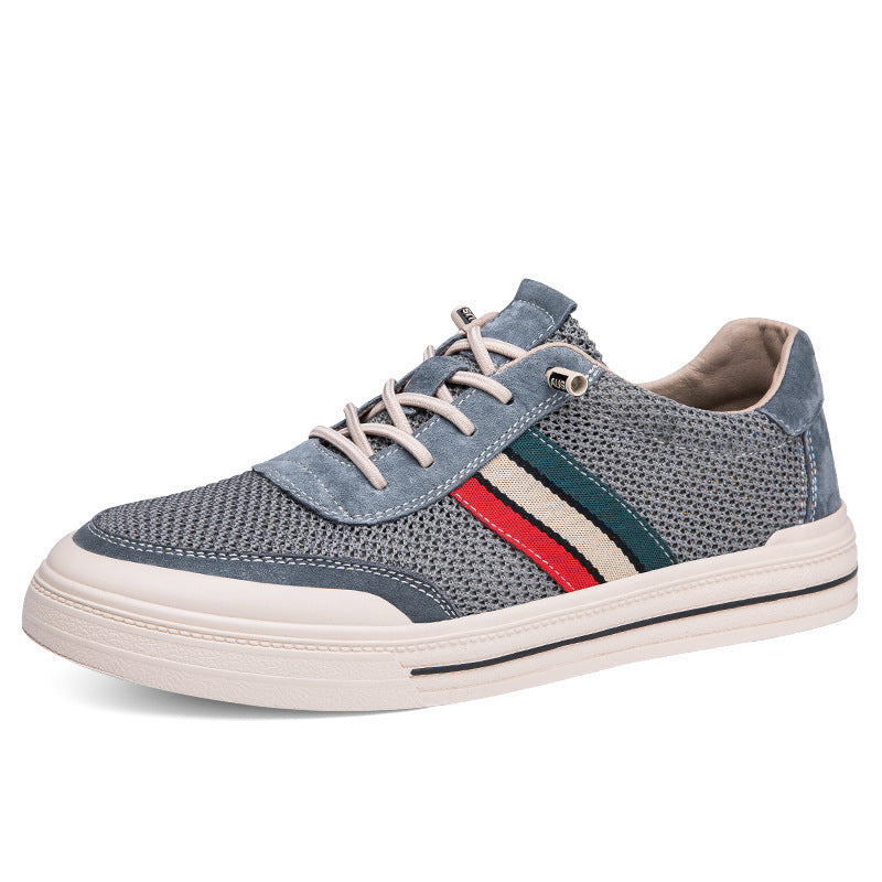 Men's Net Cloth Fashion Breathable Board Trendy Sneakers
