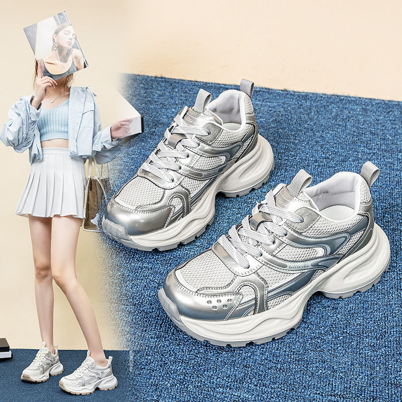 Women's Large Size Dad Mesh Breathable Versatile Women's Sports Shoes