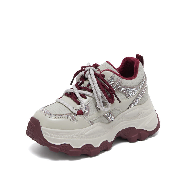 Women's Film Dad Four Small Slimming Lightweight Women's Casual Shoes