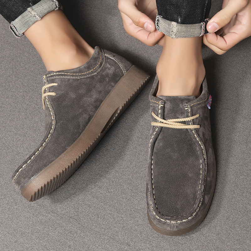 Men's Matte Soft Bottom Business British Style Sneakers