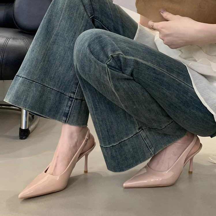 Women's Korean French Nude High Stiletto Sexy Shallow Women's Fashion Shoes