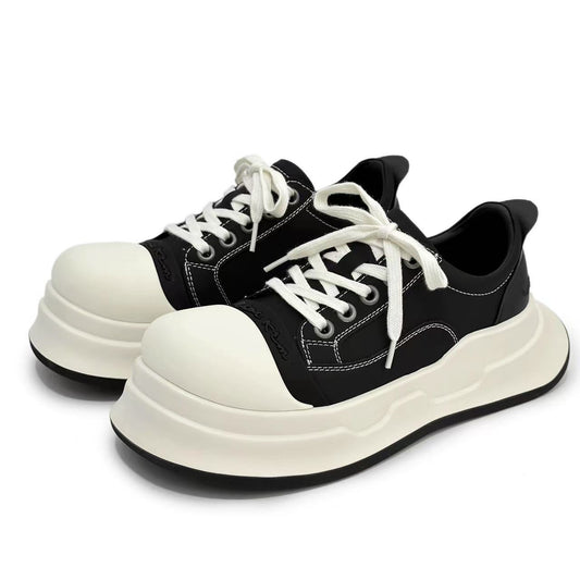 Women's & Men's Mickey Ugly Cute Big Head Platform Height Increasing Summer Men's Board Shoes