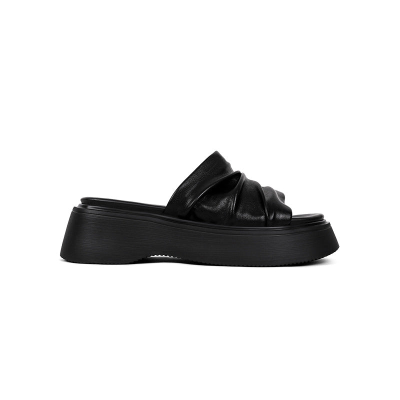 Women's Support Arch Sole No Tired Feet Height Slippers