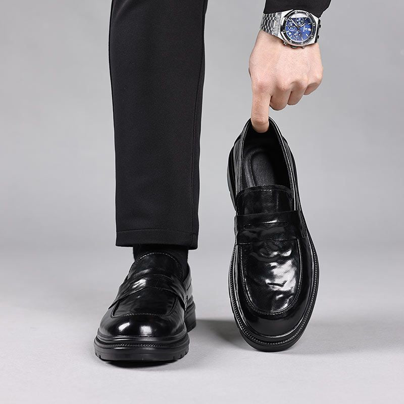 Men's Genuine Formal Wear Breathable Business Wedding Men's Casual Leather Shoes