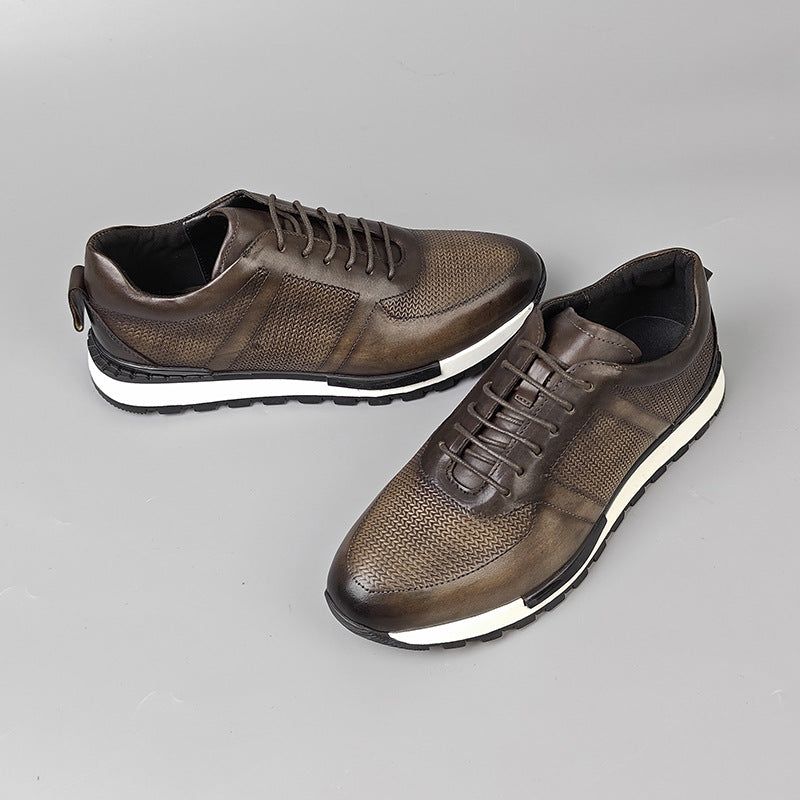 Men's Business British Style Genuine Handsome Leather Shoes