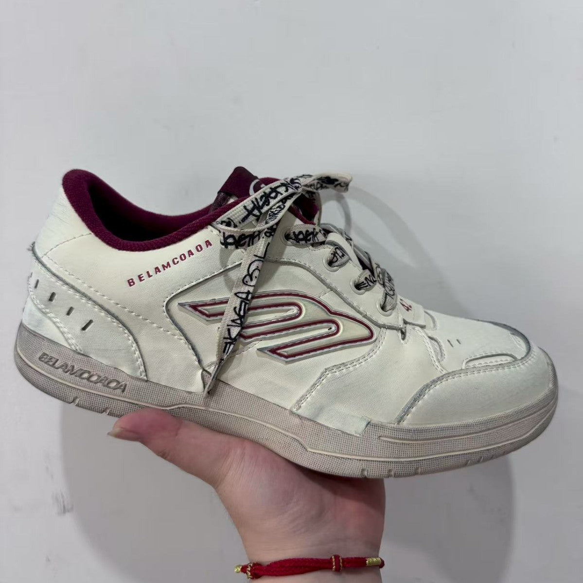 Women's & Men's Early Autumn Retro Distressed Thick Sole Increased Lace Women's Board Shoes