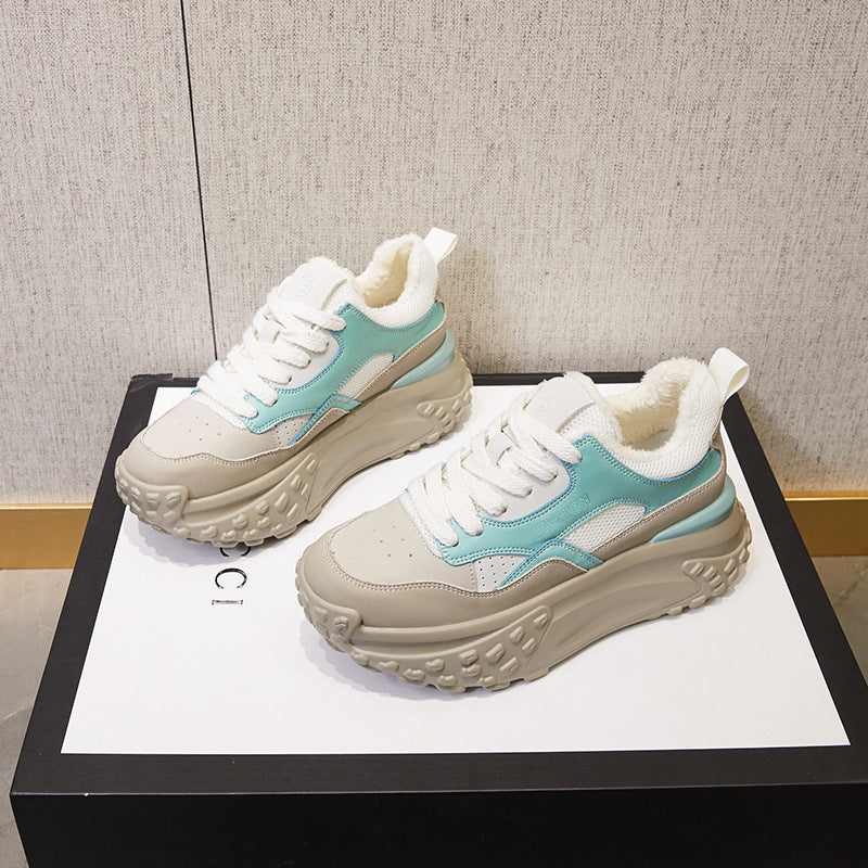 Women's White For Female Platform Height Increasing Insole Women's Shoes