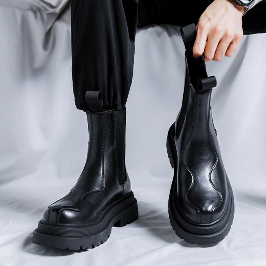 Men's Fashion Motorcycle High Top British Style Sense Boots
