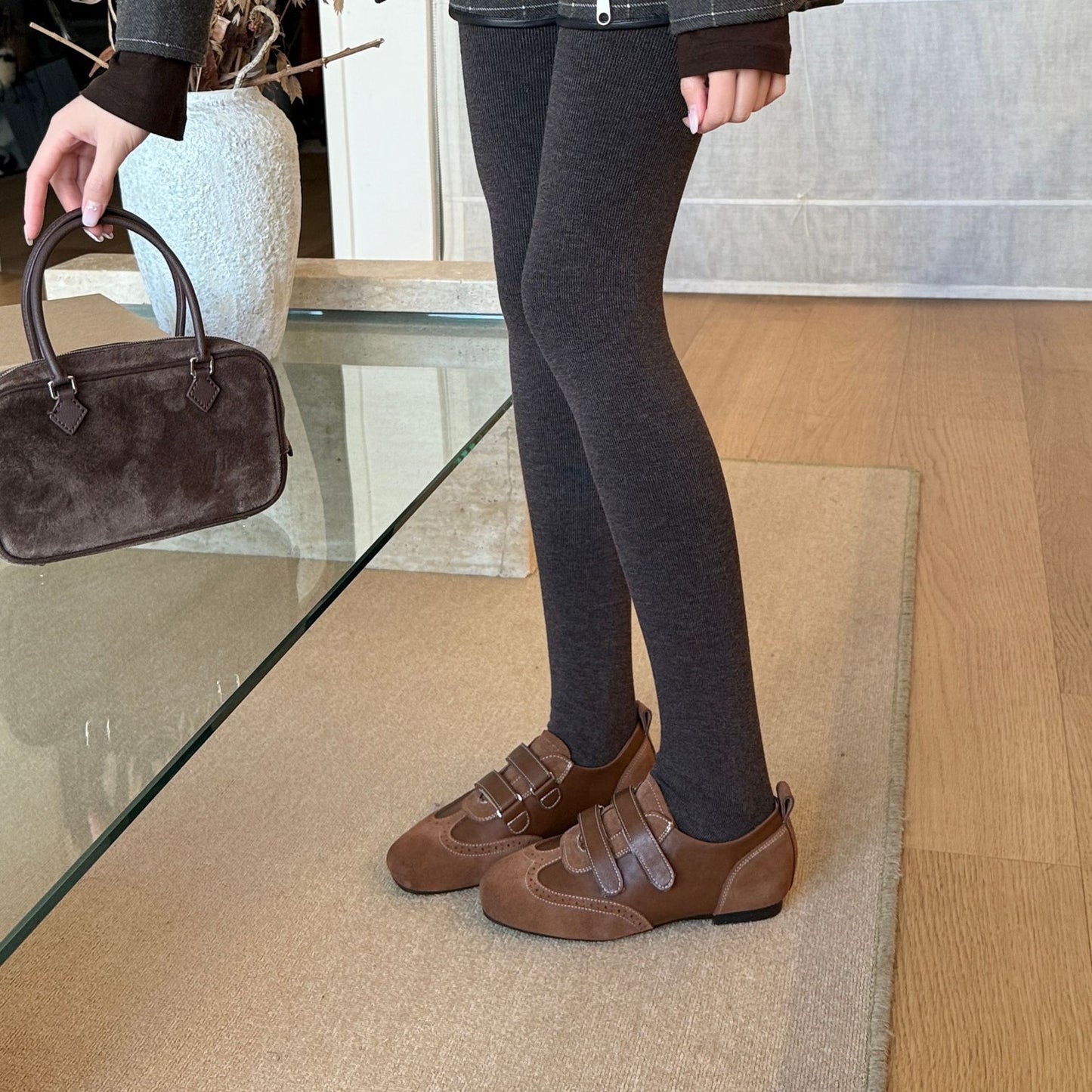 Women's Super Comfortable Spring Small Single-layer Retro Leather Shoes