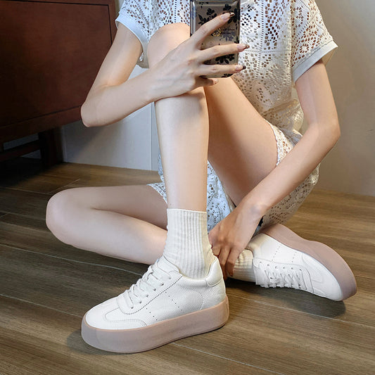 Women's Platform White Autumn German Training Simple Women's Casual Shoes