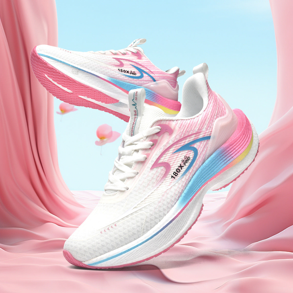 Light Elastic Comfortable Breathable Popcorn Bottom Sneakers