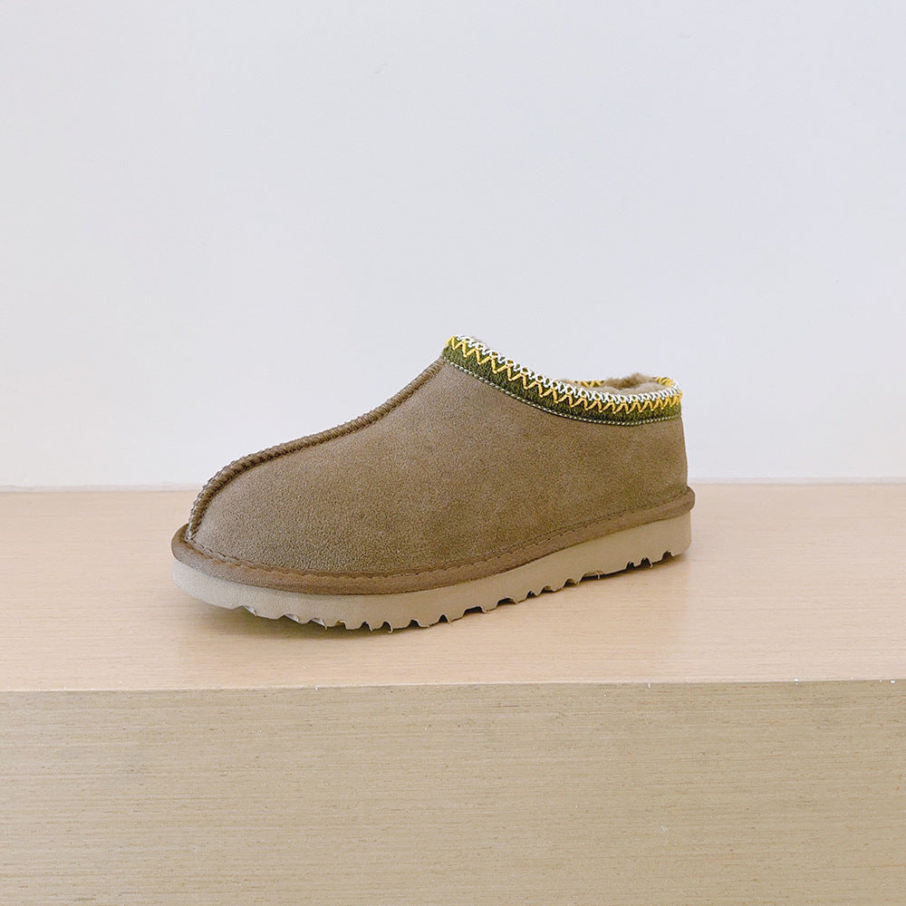 Women's & Men's Ethnic Style Woven Low-cut Slip-on Old Boots
