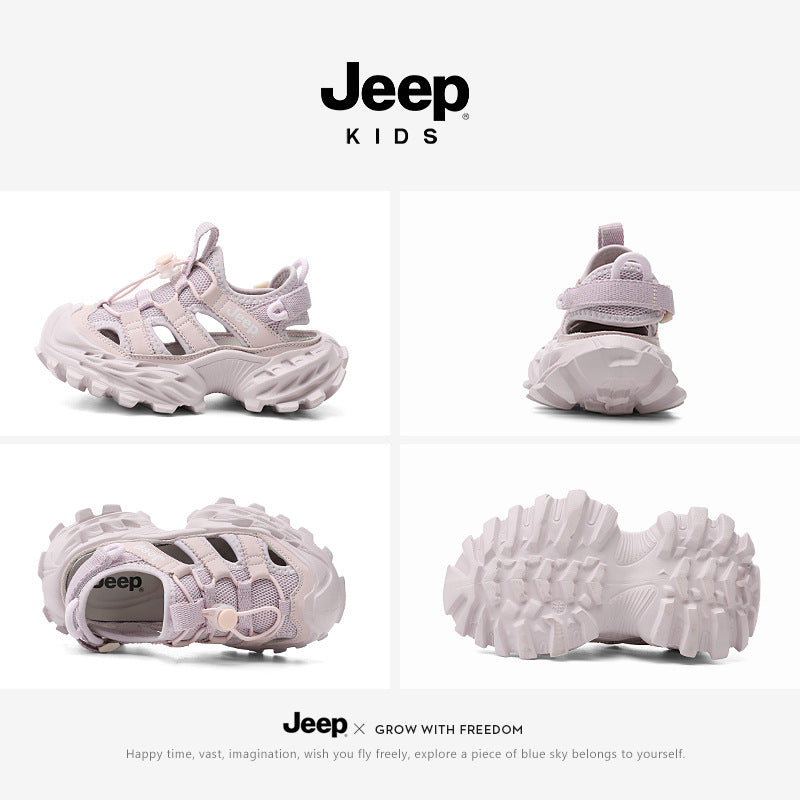 Children's Sports White Boys Breathable Soft Bottom Kid's Sandals