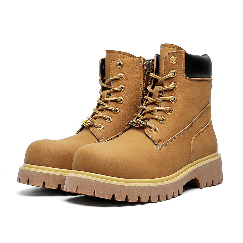 Men's Bottom Height Increasing Outdoor Mountaineering High Boots