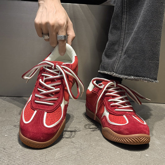 Men's Jogging Commuter Fashionable Yellow White Red Men's Board Shoes