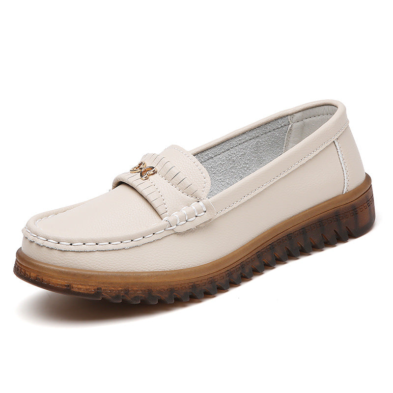 Women's Wear Mom Genuine Soft Bottom Low-cut Women's Shoes