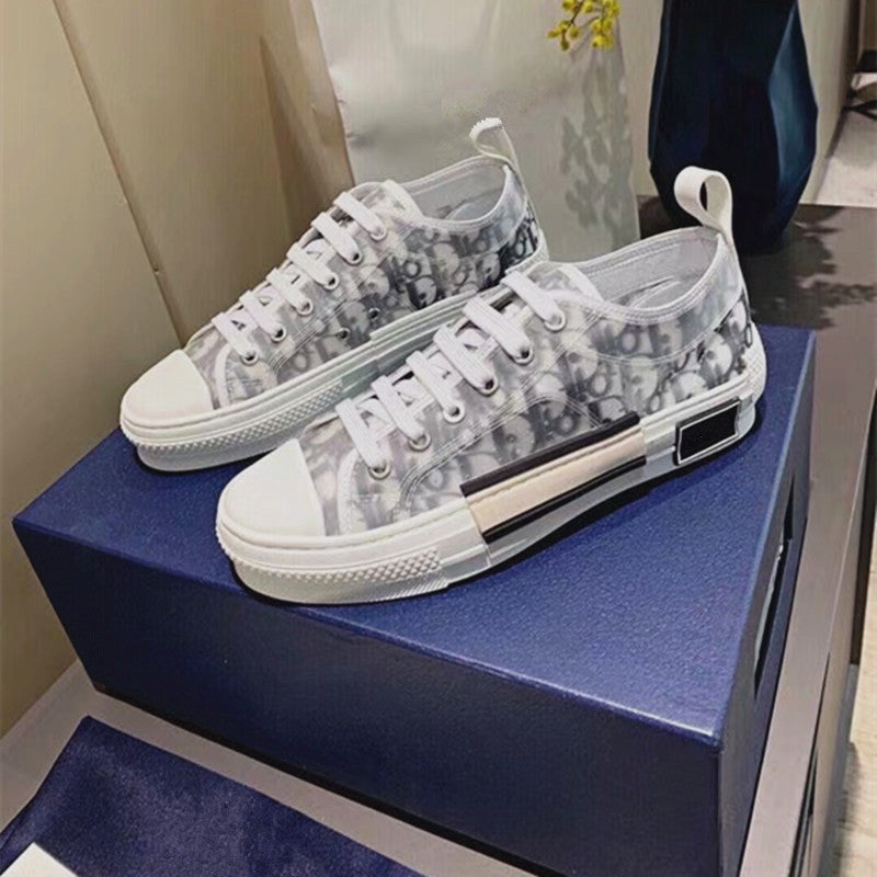 Women's & Men's Platform High Quality Letter Presbyopic Transparent Sneakers