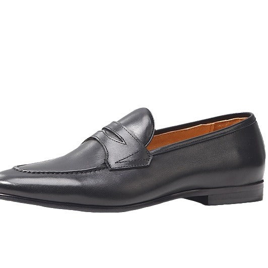 Men's Breathable One Pedal Soft Bottom Business Leather Shoes
