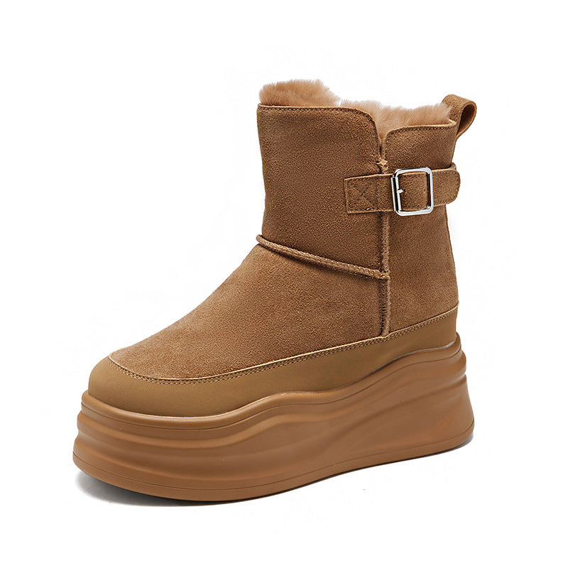 Women's Winter Plus Veet Thick Cotton Height Snow Boots