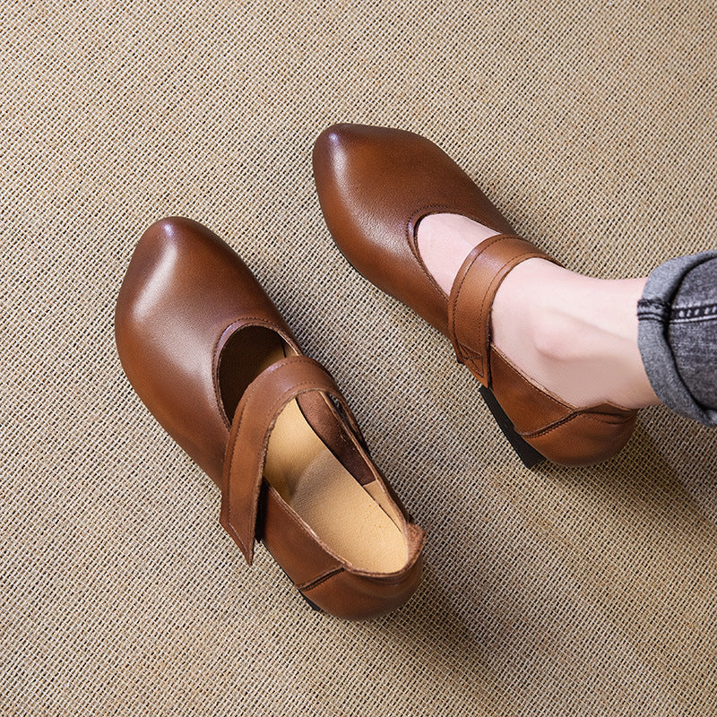 Women's Spring Ethnic Style Artistic Strap Cheongsam Women's Shoes