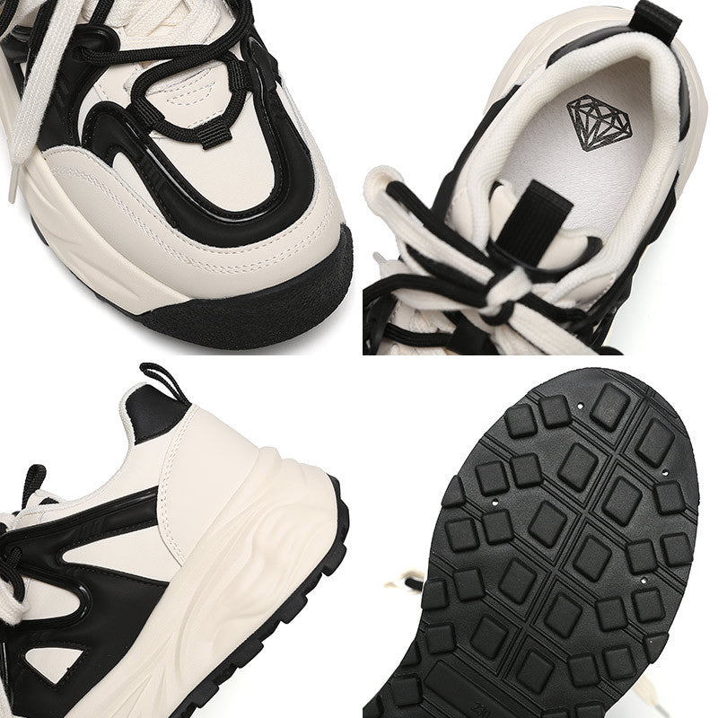 Women's Trendy Height Increasing Skinny Adult Fried Street Sneakers