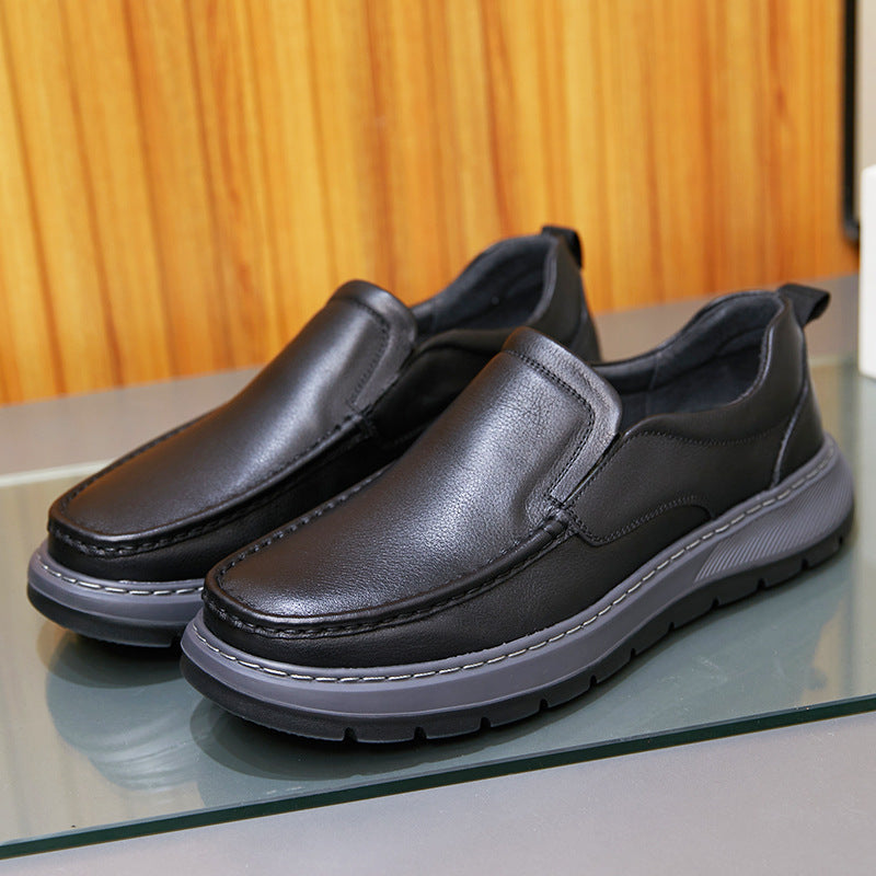 Men's Large Size Spring Slip-on Light Soft Men's Casual Shoes