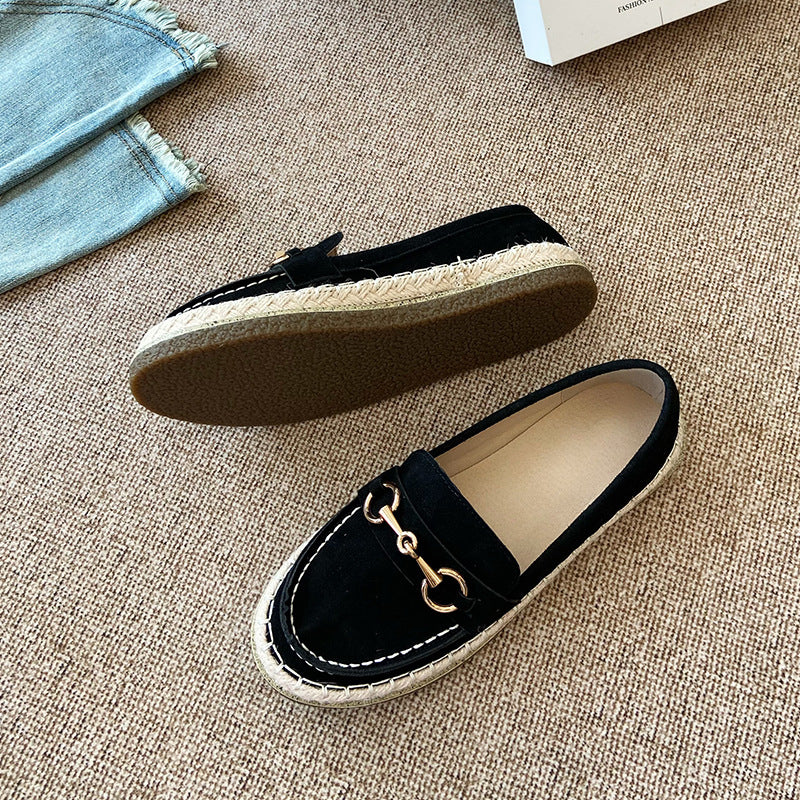 Women's Quality Designer Model Authentic Early Spring Round Toe Women's Casual Shoes