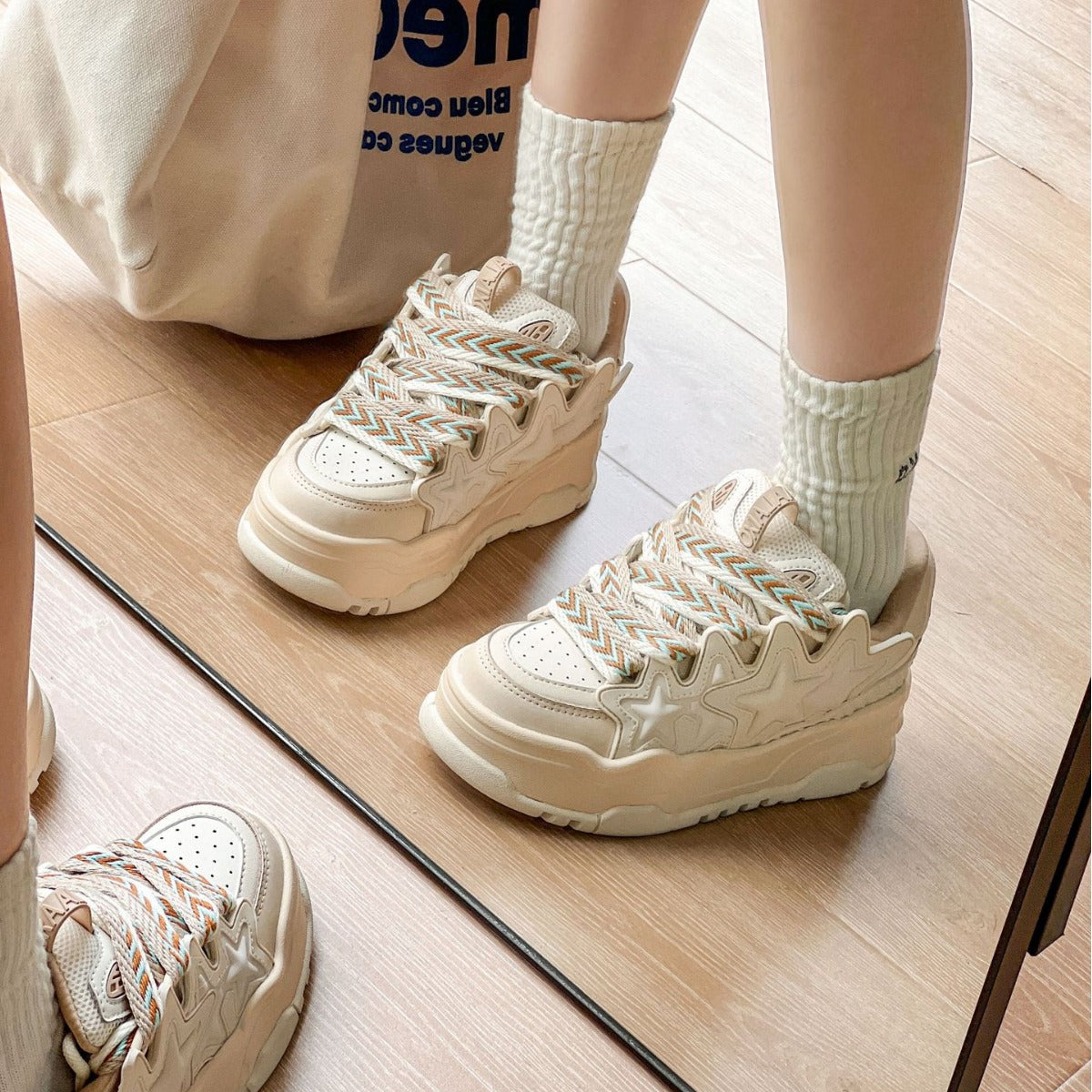 Star Niche Bread Couple National Fashion Casual Shoes