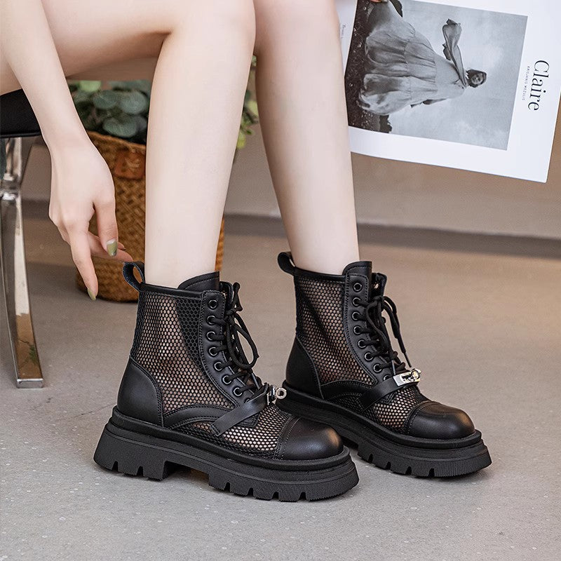 Women's Breathable Mesh High Summer Platform Sandals