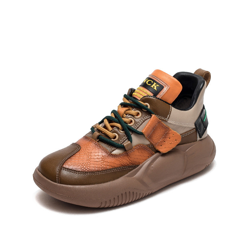 Women's Shu Autumn Multicolor Retro Platform Dad Women's Shoes