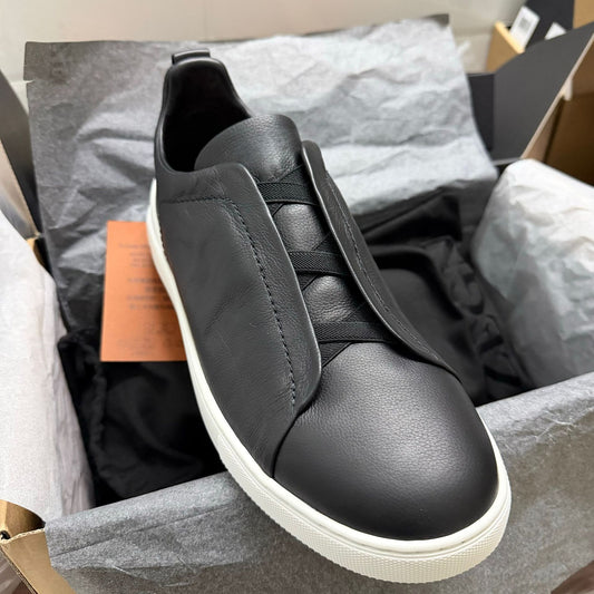 Men's Top Version Home Cross Elastic Band Slip-on Men's Board Shoes