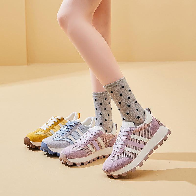 Women's Fashionable Summer Korean Style Thick Bottom Sneakers