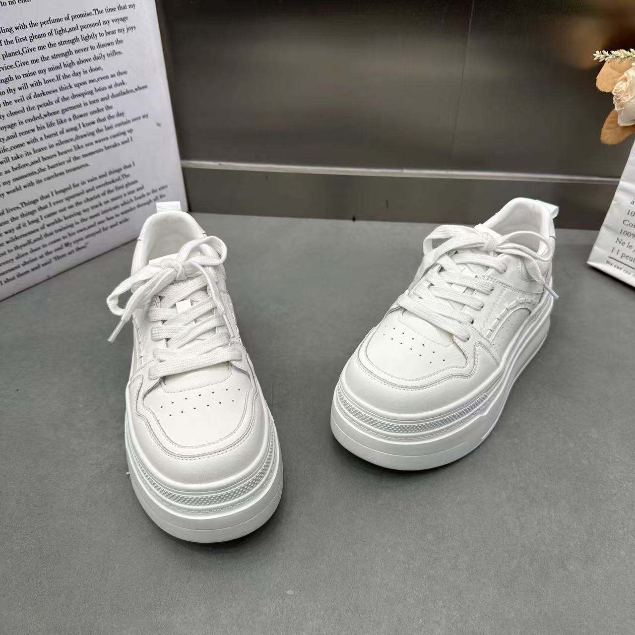 Women's Heightened Easy Wear Spring Platform Small Women's Casual Shoes
