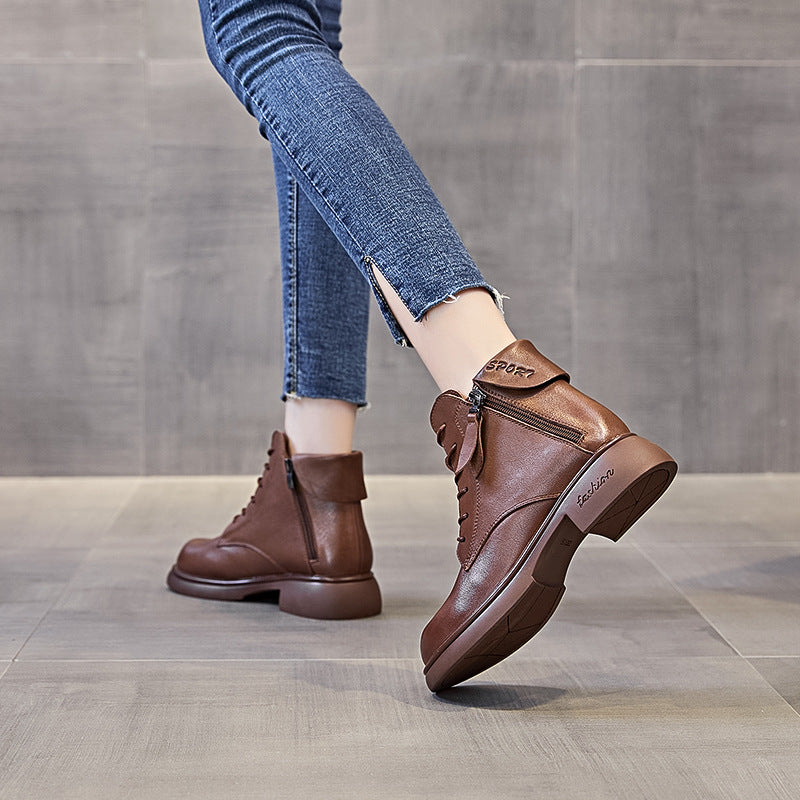 Women's Autumn Single Martin British Style Small Boots