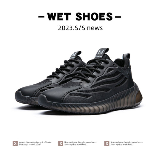 Men's Bottom Light Running Korean Style Thick Sneakers