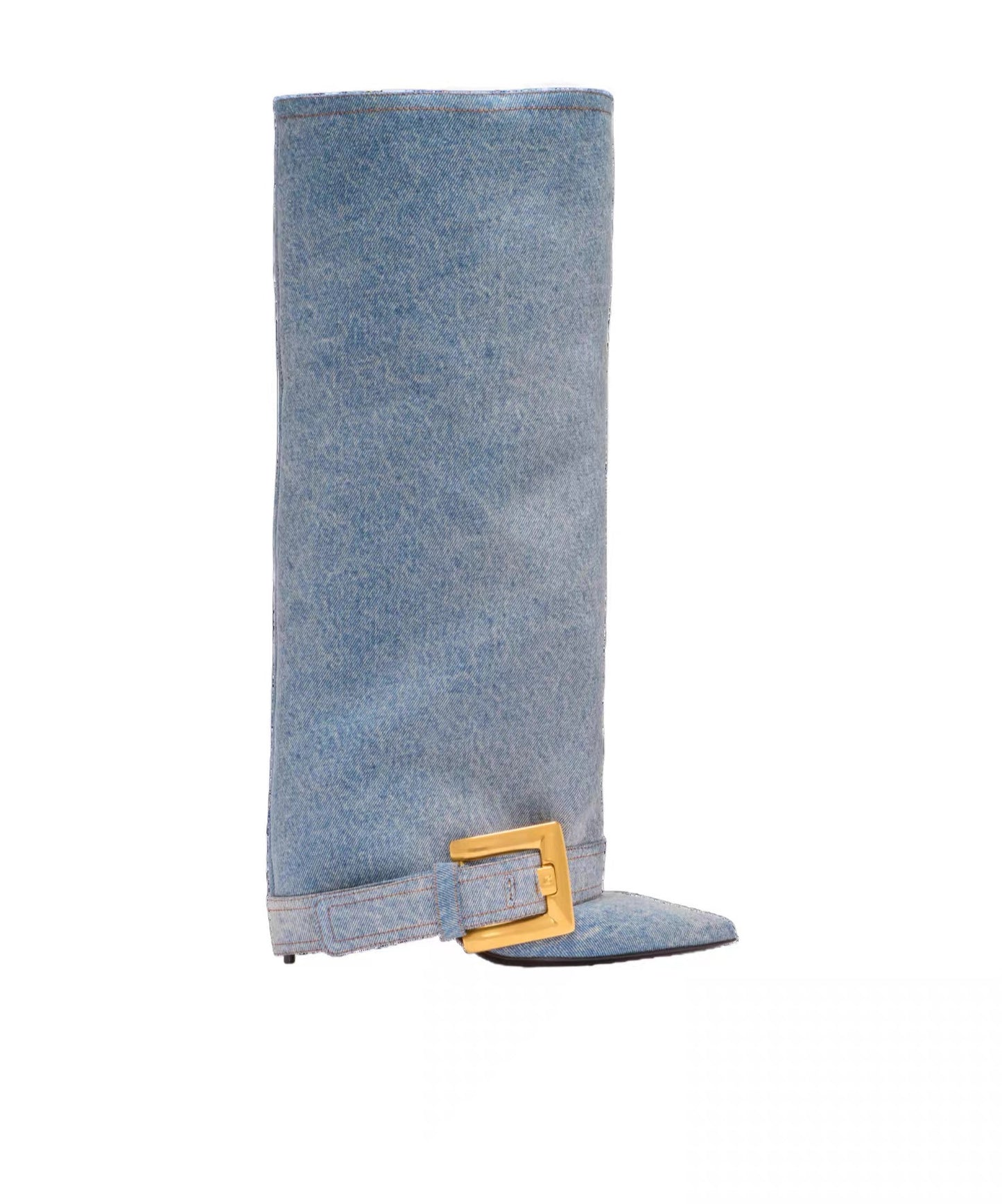 Decoration Large Tube Circumference Pants Size Women's Leather Boots
