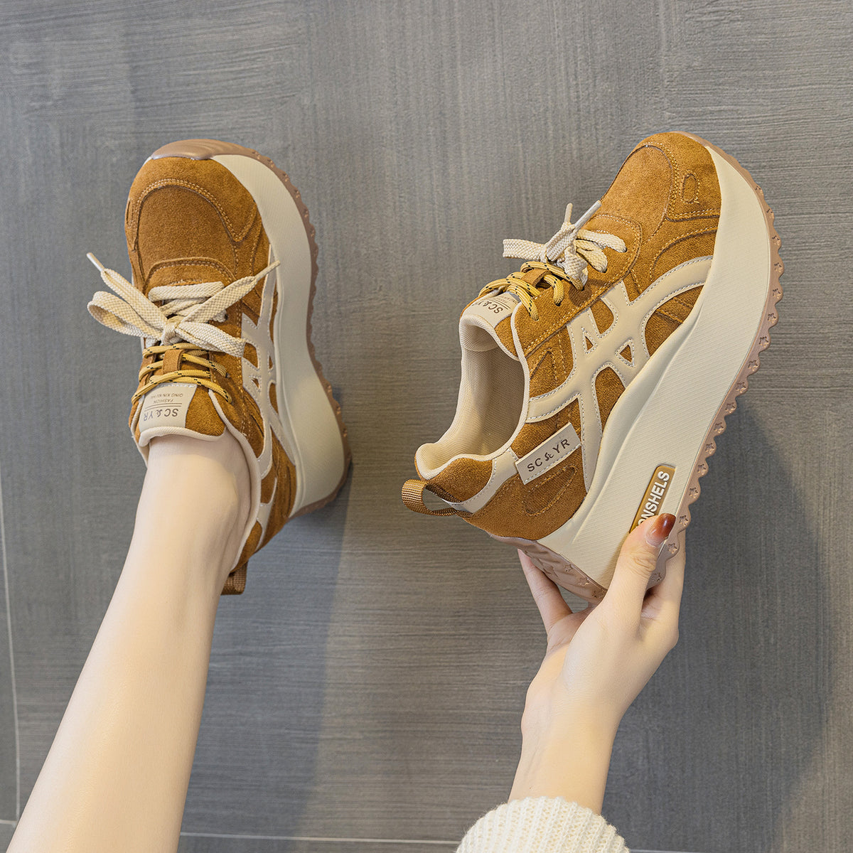 Women's Thick Sole Increased Fashion Small Cortez Women's Casual Shoes