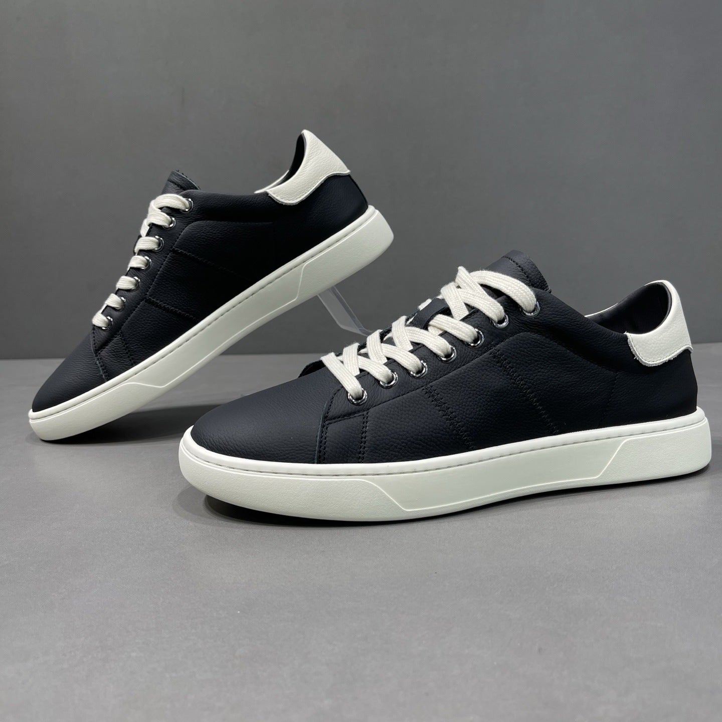 Men's Autumn Breathable White Flat Trendy Sports Men's Board Shoes