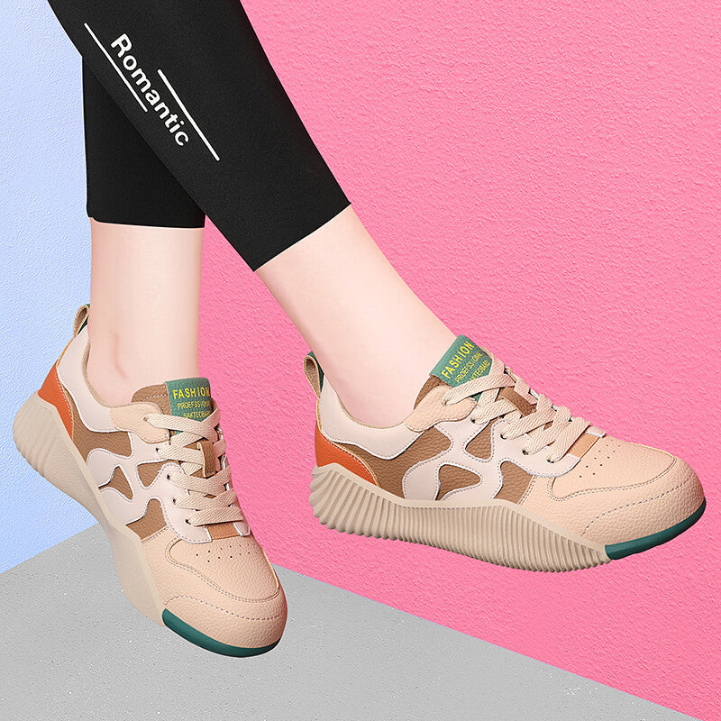 Women's Sports Fashion Genuine Board Soft Bottom Casual Shoes
