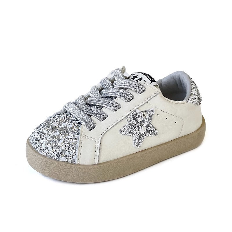 Bright Star Little Dirty Soft Bottom Kid's Sneakers