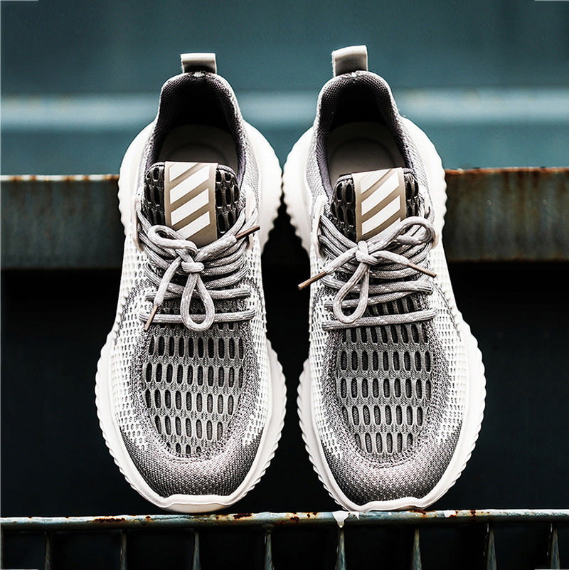 Men's Running Korean Style Thick Height Increasing Sneakers