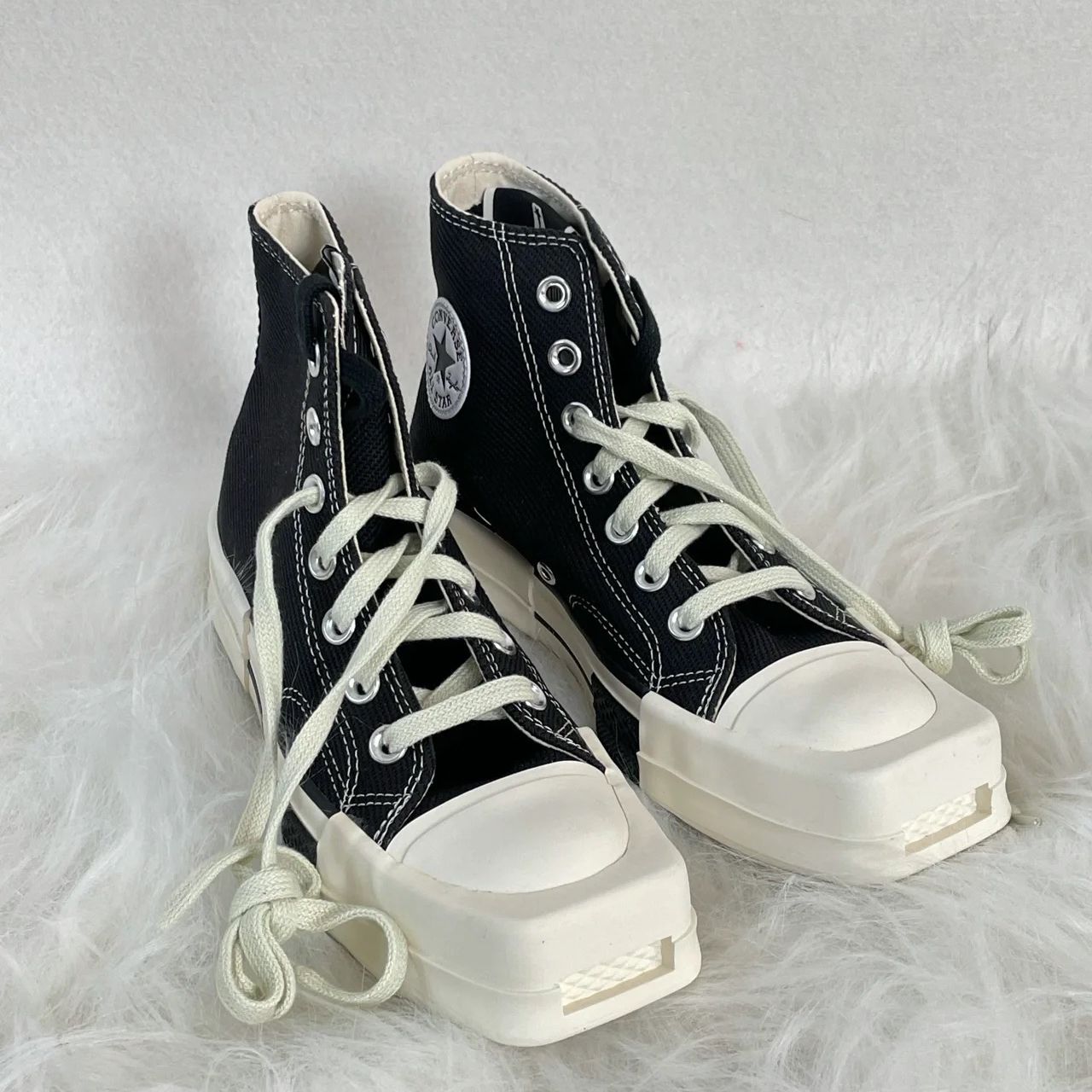 Classic Preppy Style Square Toe Couple Sneakers