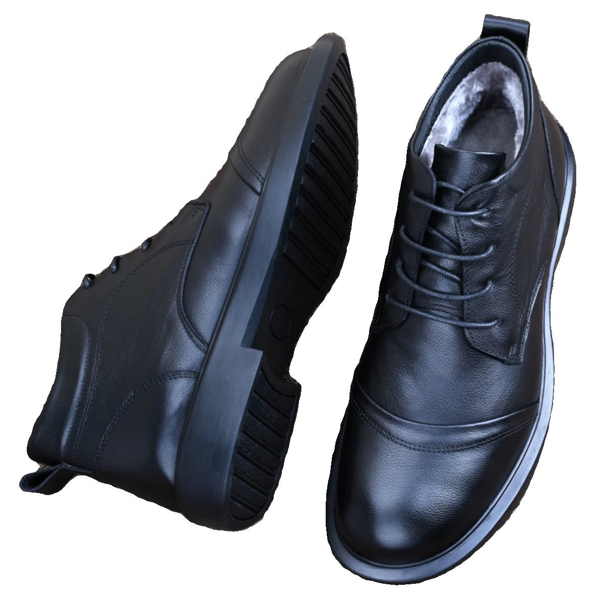 Men's Martin Autumn Genuine Lightweight Business First Leather Shoes