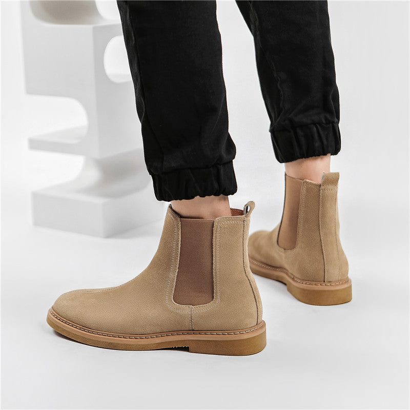Men's Winter Chelsea Suede Martin Large Size Boots