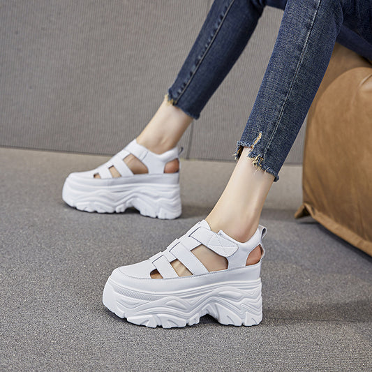 Women's Insole Dad Summer Mesh Breathable Sports Small Women's Casual Shoes