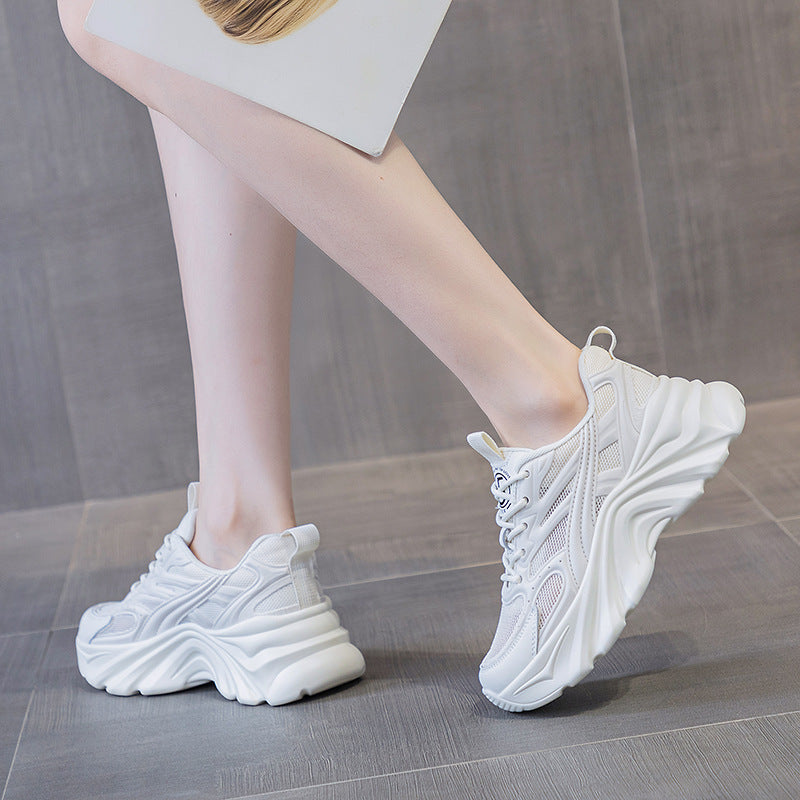 Women's Sports Authentic Clunky Spring Height Increasing Women's Shoes