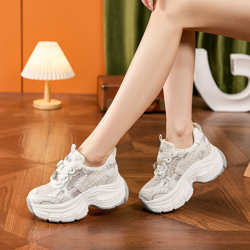 Women's Dad Summer Hollow Mesh Surface Fashionable Sneakers