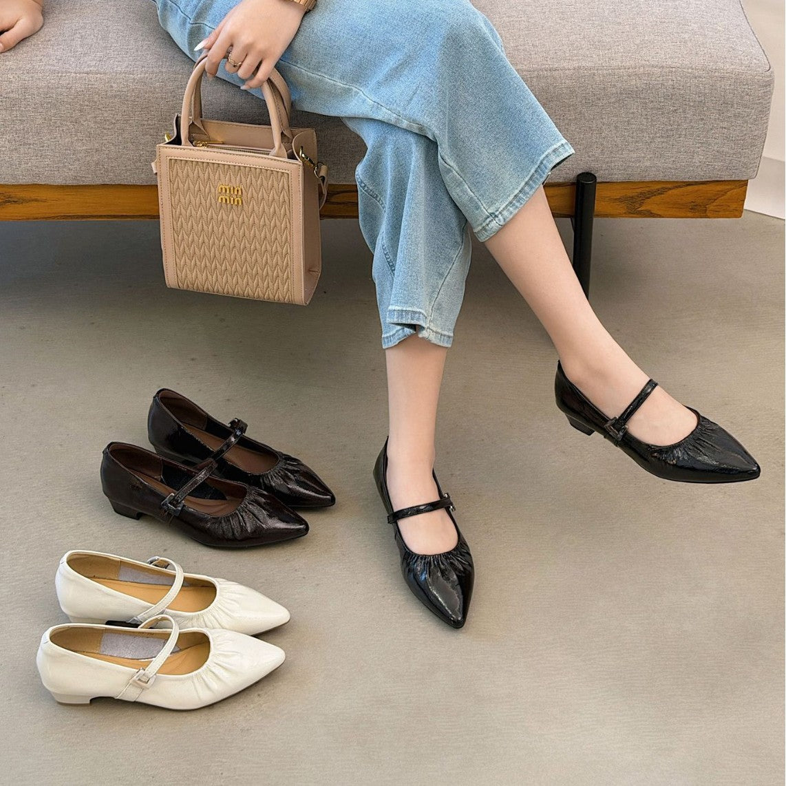 Women's Authentic Low Low-cut Spring Pointed Toe Women's Fashion Shoes